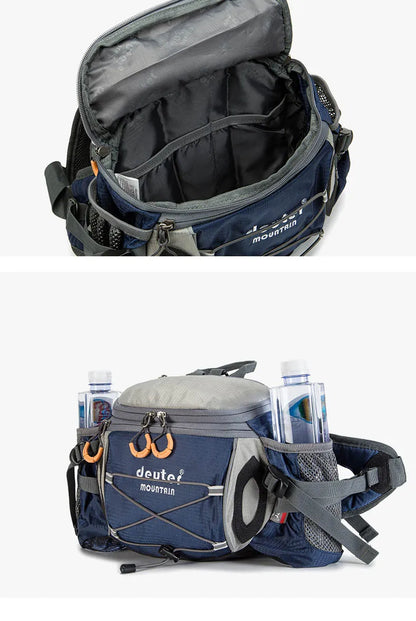 Sac à Taille de Sport Outdoor – Sac à Dos de Cyclisme, Randonnée et Camping avec Porte-bouteilles, Sangle Détachable – Sac Bandoulière Multifonction pour Homme - BLACKBEARD OUTDOOR INDUSTRIES