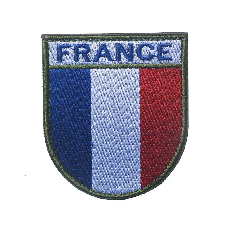 Patch Drapeau France IR Réfléchissant – Badge Tactique Brodé pour Casquette, Sac, Brassard - BLACKBEARD OUTDOOR INDUSTRIES