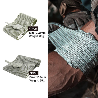 RHINO RESCUE Bande de Compression d'Urgence – 4" ou 6", Contrôle Hémorragie IFAK