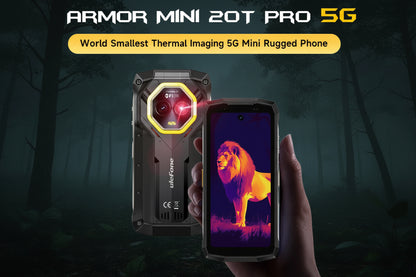Smartphone Thermique Incassable 5G Ulefone Armor Mini