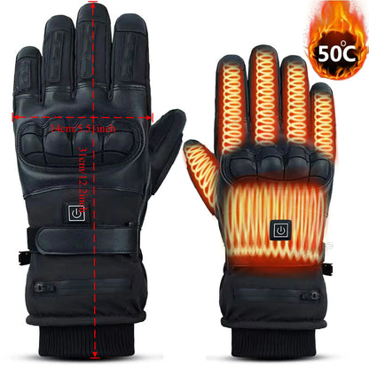 Gants tactiques chauffants hiver, imperméables et tactiles