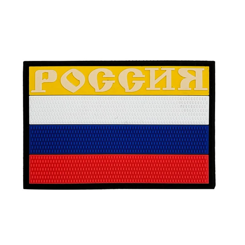 Patch PVC 3D Tactique Russe & Tchétchène – Hook & Loop | 8×5 cm | 9 Designs | Insigne Morale - BLACKBEARD OUTDOOR INDUSTRIES