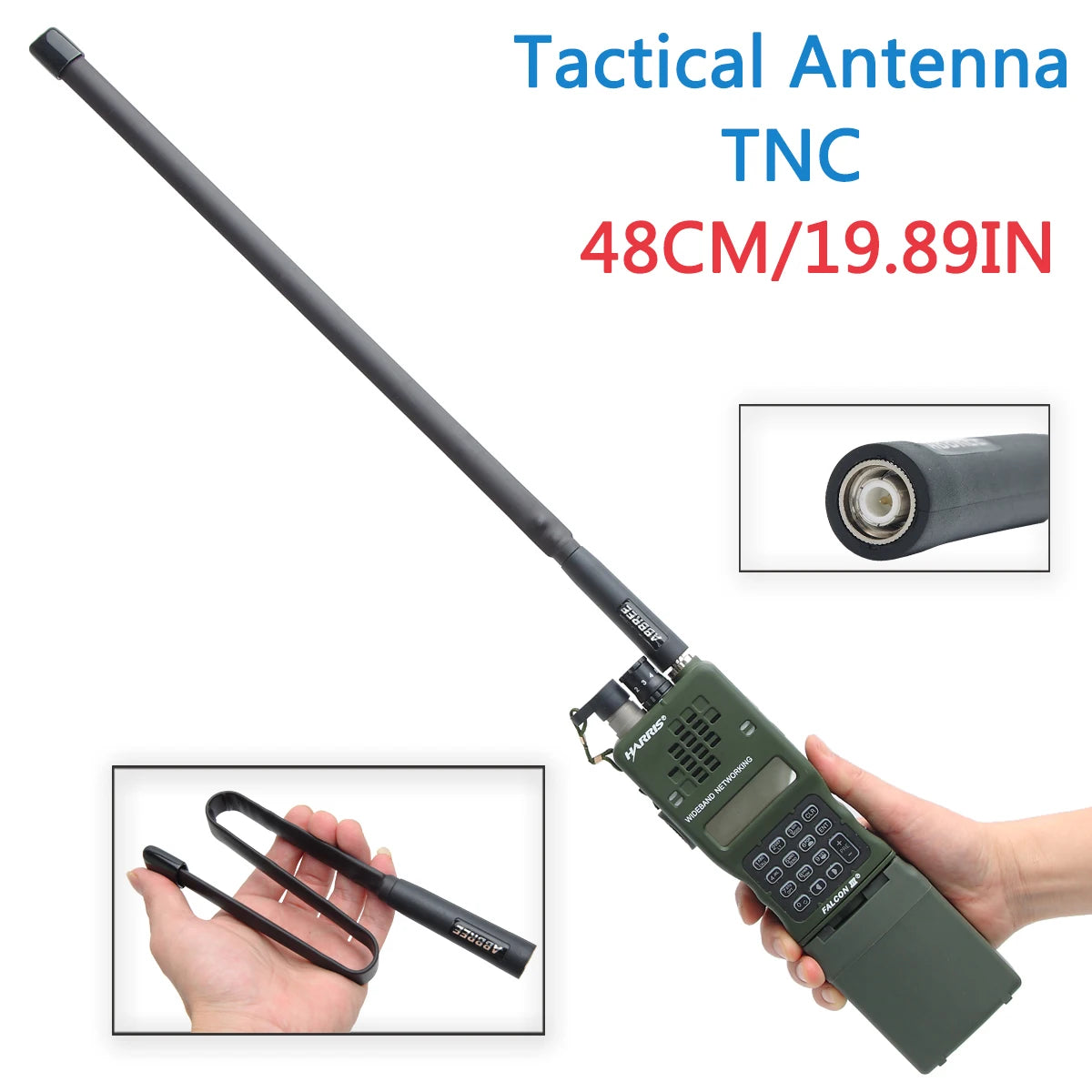 Antenne Tactique Pliable ABBREE AR-152A SMA-Female – VHF/UHF 144/430MHz – Pour Radios Baofeng / UV-5R / UV-82 / UV-13 PRO / Quansheng K5 - BLACKBEARD OUTDOOR INDUSTRIES