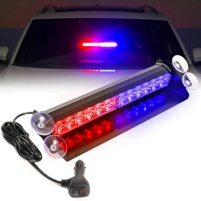 Gyrophare LED 12LED Barre Lumineuse d'Urgence — Police, Ambulance, Pompiers | 12-24V | IP67 - BLACKBEARD OUTDOOR INDUSTRIES