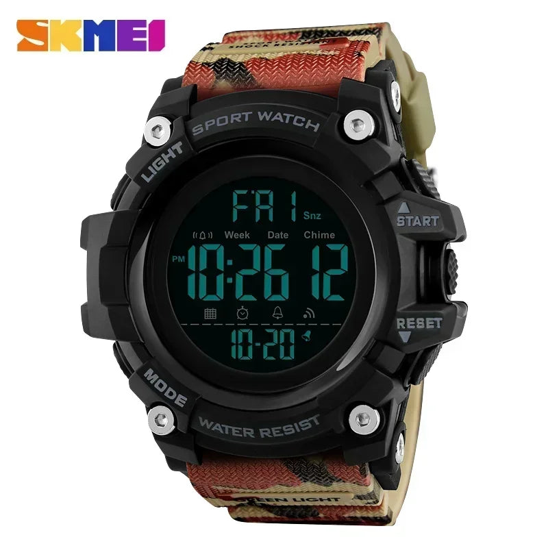 Montre Digitale Sport Homme SKMEI 1384 – Résistante et Multifonction - BLACKBEARD OUTDOOR INDUSTRIES
