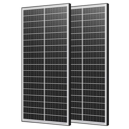 Panneaux solaires monocrystallins 400W RVPOZWER à double face, 25,5% rendement avec cellules 18BB pour toiture résidentielle - BLACKBEARD OUTDOOR INDUSTRIES