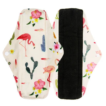 VEJYO – Lot de 5 Serviettes Hygiéniques Lavables en Charbon de Bambou Réutilisables Ma boutique