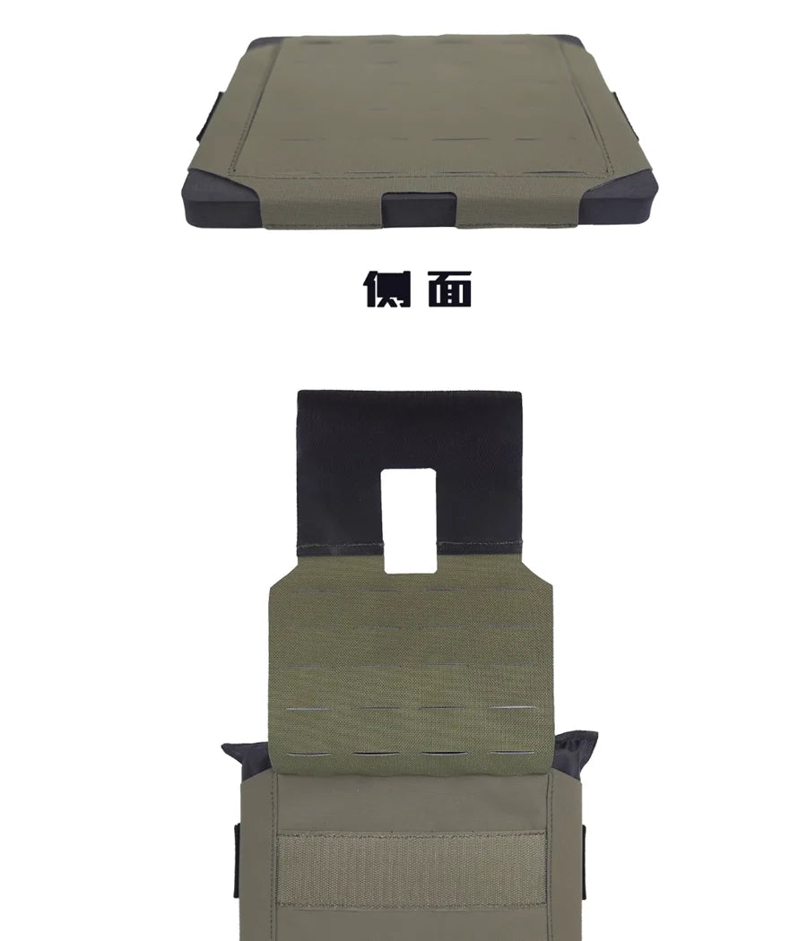 Paire de Poches Latérales MOLLE Ajustables pour Gilet Tactique – Poche de Plaque Latérale JPC, FCPC, FCSK avec Panneau d’Insertion - BLACKBEARD OUTDOOR INDUSTRIES