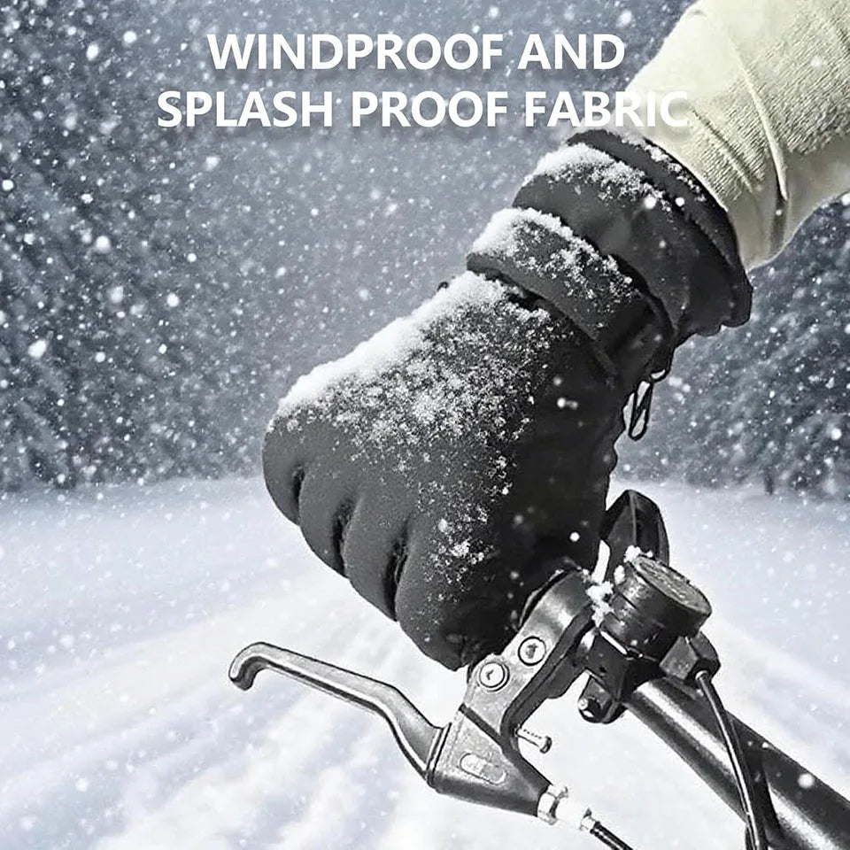 Gants Hiver Chauds GTUBIKE – Vélo Ski Randonnée Tactile Imperméable