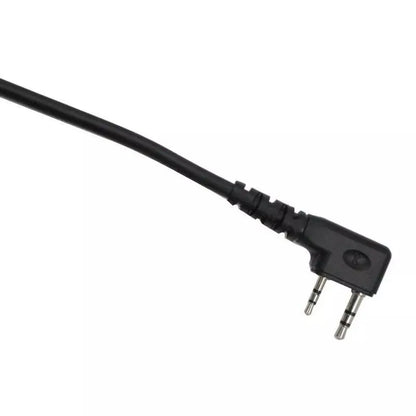 Micro-Gorge Tactique Double PTT – Tube Acoustique Discret Baofeng UV-5R, Kenwood TK, HYT, TYT (K-Plug)