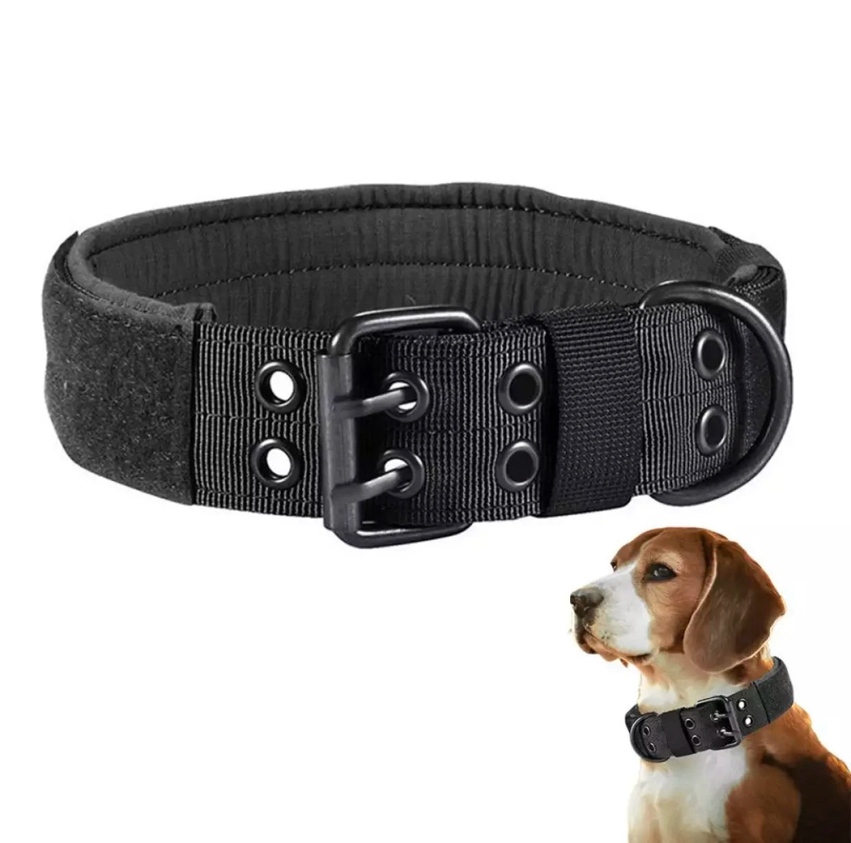 Collier Tactique Réglable pour Chien – Militaire, Entraînement & Sécurité | Nylon Résistant Ma boutique