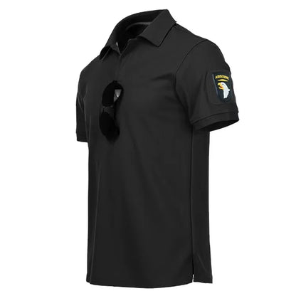 Polo Tactique Homme – T-shirt Respirant, Séchage Rapide, Idéal pour l'Été, Randonnée, Escalade et Loisirs en Plein Air - BLACKBEARD OUTDOOR INDUSTRIES