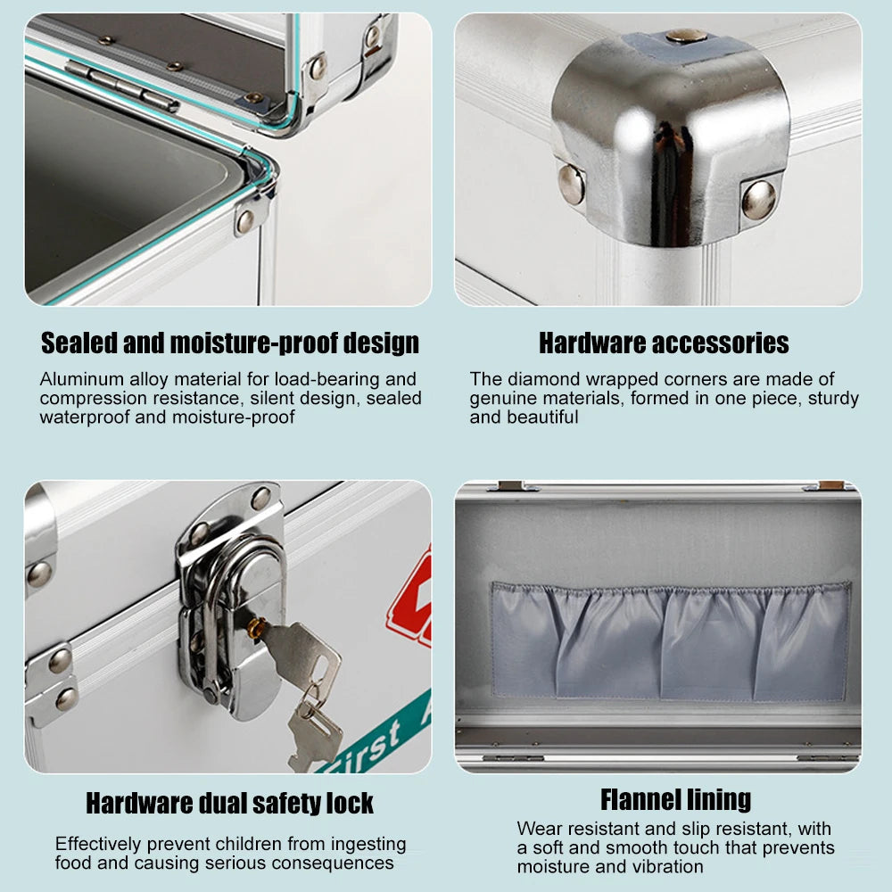 Boîte à Médicaments Sécurisée avec Serrure – Aluminium Résistant Ma boutique