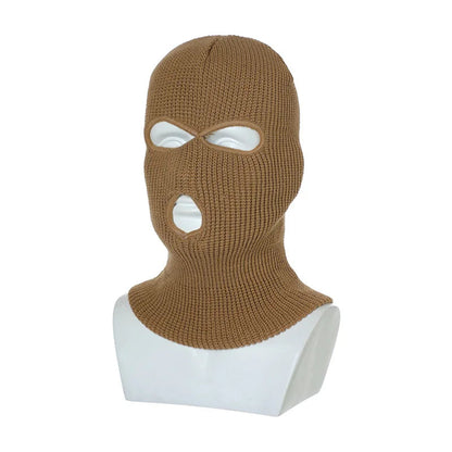 Balaclava cagoule trois trous en fibre acrylique Ma boutique