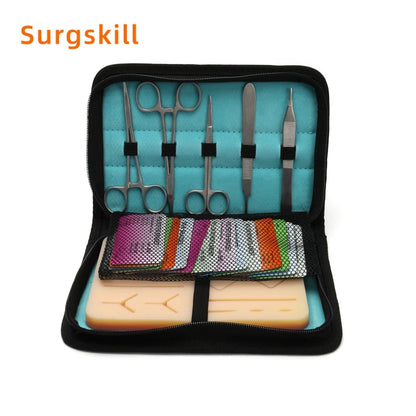 Kit de Pratique de Suture Chirurgicale pour Formation Médicale – Tapis de Suture avec Ensemble d'Outils - BLACKBEARD OUTDOOR INDUSTRIES