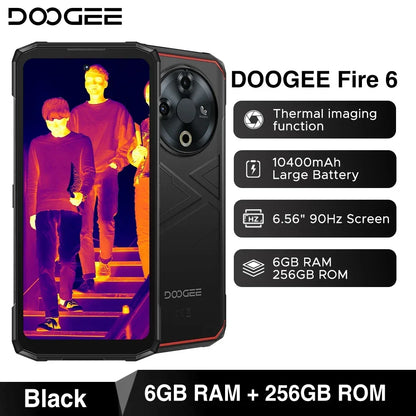 DOOGEE Fire 6 — Smartphone Rugged avec Imagerie Thermique & Batterie XXL - BLACKBEARD OUTDOOR INDUSTRIES