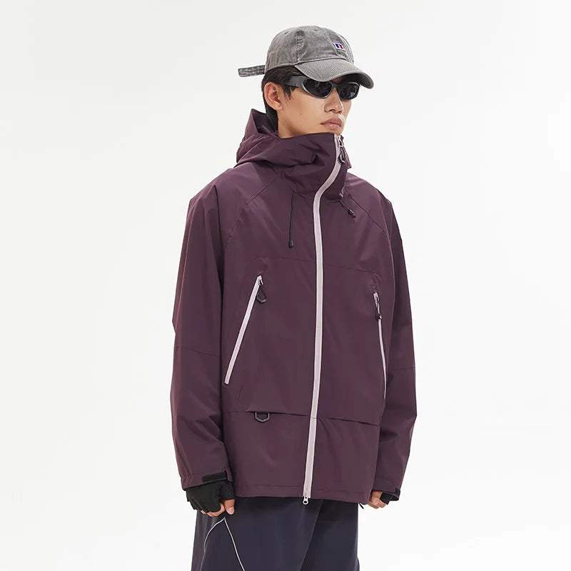 Veste de Randonnée Imperméable et Coupe-Vent Unisexe avec Capuche – Veste de Sport Haute Qualité pour Randonnée, Course et Escalade - BLACKBEARD OUTDOOR INDUSTRIES