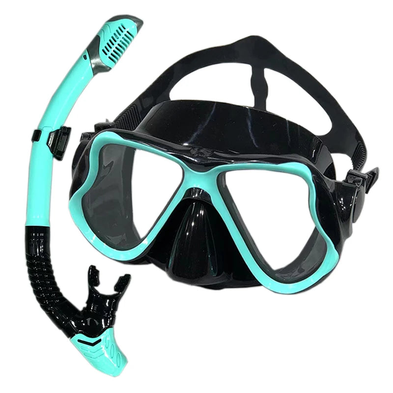 Masque de plongée et snorkeling adulte en verre trempé