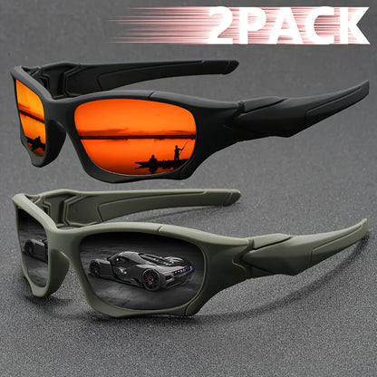 Lunettes Tactiques Coupe-Vent Camouflage UV400 – Pêche, Conduite, Cyclisme, Randonnée