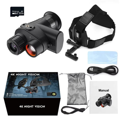 Monoculaire de Vision Nocturne NV4500 4K Infrarouge 300m - BLACKBEARD OUTDOOR INDUSTRIES
