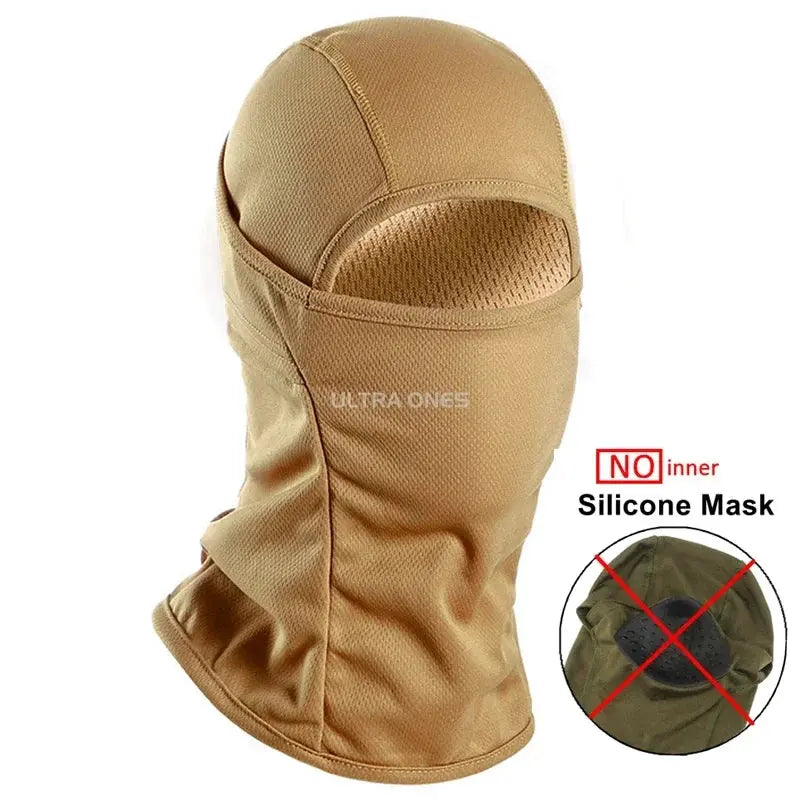 Tactical Mask Outdoor Balaclava – Masque Balaclava Silicone Demi-visage Coupe-vent Ma boutique