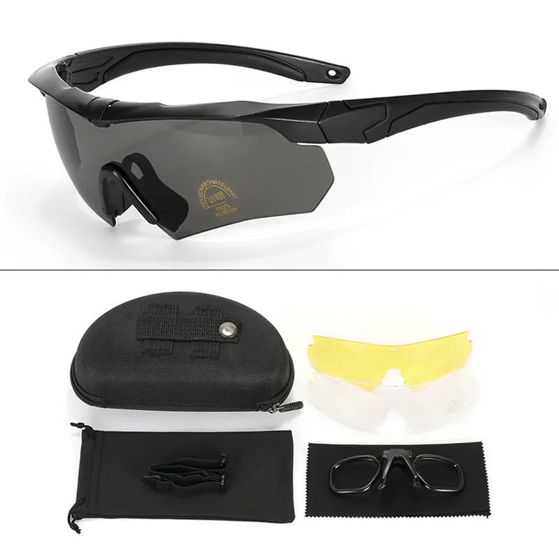 Lunettes Tactiques Professionnelles – Vision HD, Protection Totale & Confort Inégalé - BLACKBEARD OUTDOOR INDUSTRIES