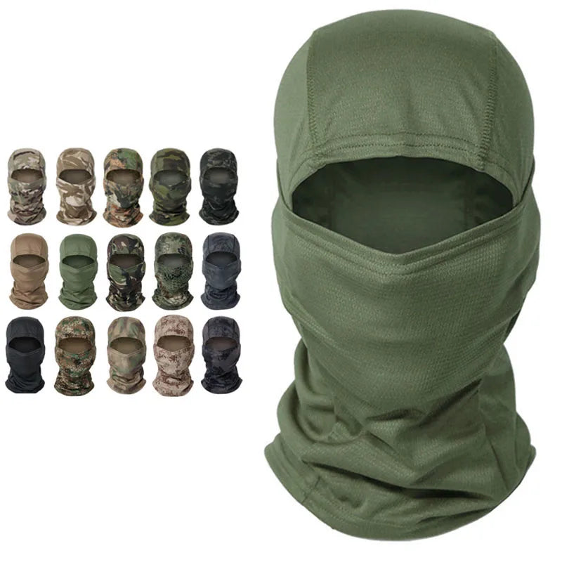 Cagoule Tactique Full Face Multicam – Masque Camouflage Respirant