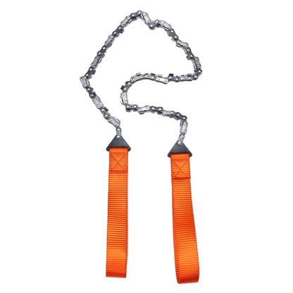 Scie Chaîne de Poche 11 Dents – Survie Outdoor Camping & Randonnée (103 cm)