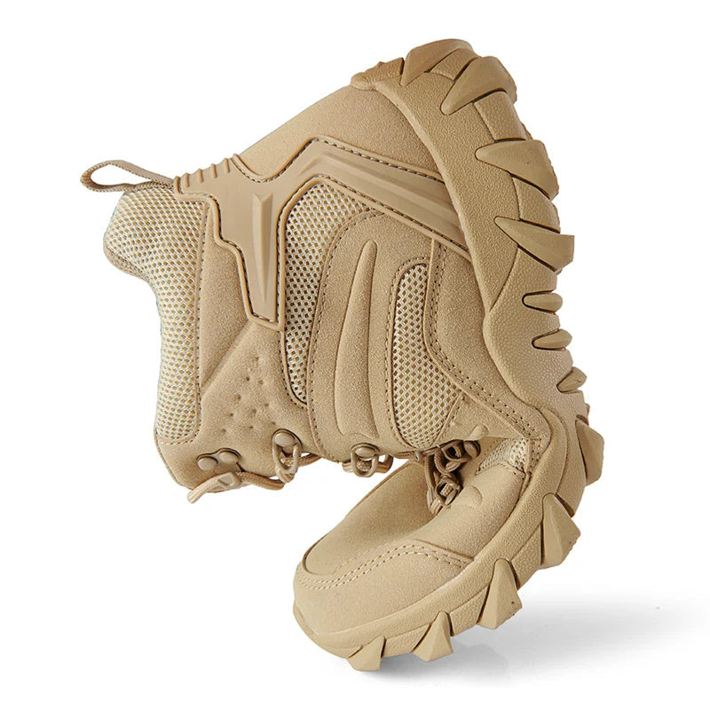 Bottes de Combat Tactiques Améliorées pour Homme - Chaussures de Randonnée Résistantes et Respirantes BLACKBEARD OUTDOOR INDUSTRIES