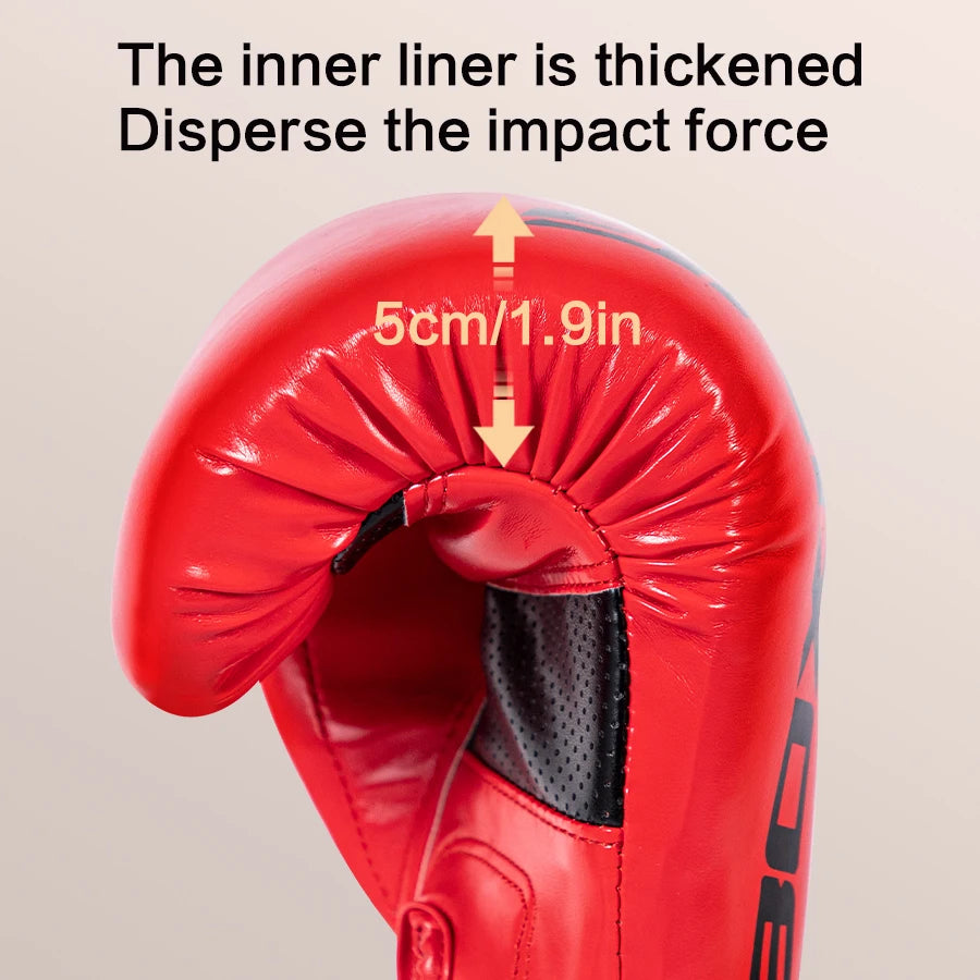 Gants de Boxe Adulte Cuir PU – Entraînement, Compétition, MMA, Sac de Frappe | 4 à 12 oz | 7 Coloris - BLACKBEARD OUTDOOR INDUSTRIES