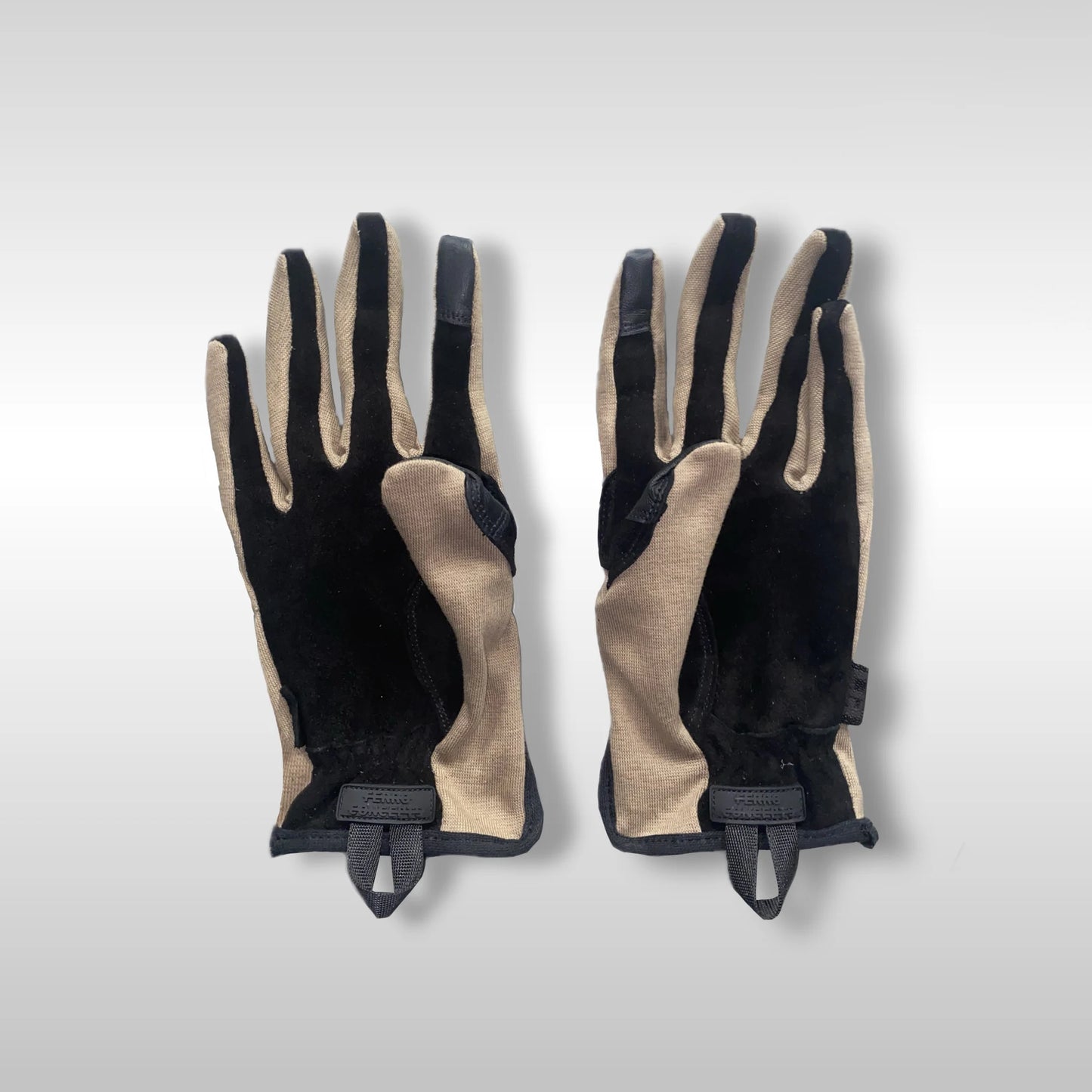 Gants Tactiques Ignifugés Peau de Mouton — Compatible Écran Tactile Outdoor Blanc & Noir - BLACKBEARD OUTDOOR INDUSTRIES