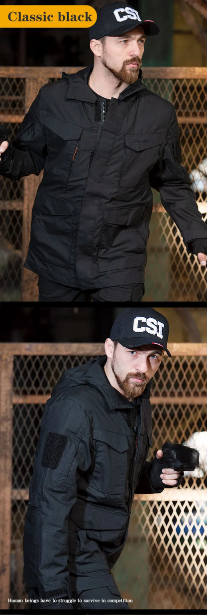 Veste Tactique Homme M65 | HAN WILD – Imperméable, Coupe-Vent, Multifonction - BLACKBEARD OUTDOOR INDUSTRIES