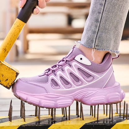 Chaussures de travail femme à lacets, tailles 35 à 43