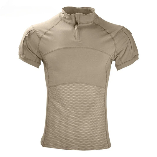 T-Shirt Tactique Combat Homme – Manches Courtes, Camouflage Multicam | Chasse & Airsoft - BLACKBEARD OUTDOOR INDUSTRIES
