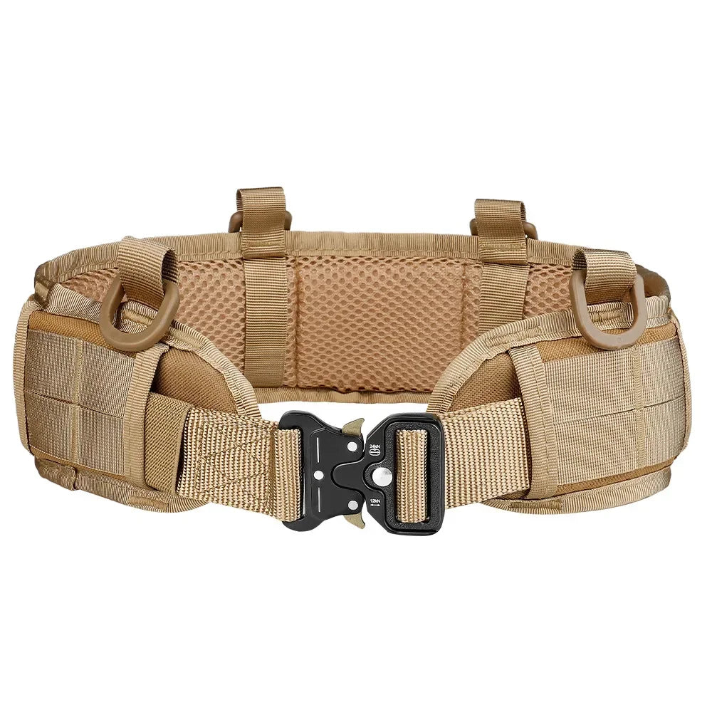 Ceinture Tactique MOLLE Réglable – Boucle à Dégagement Rapide | Ceinture de Combat Multifonction pour Activités Outdoor - BLACKBEARD OUTDOOR INDUSTRIES