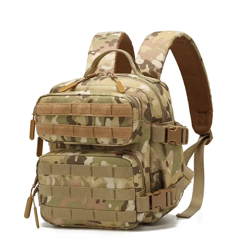 Mini sac à dos tactique femme 9 L avec porte-bouteille