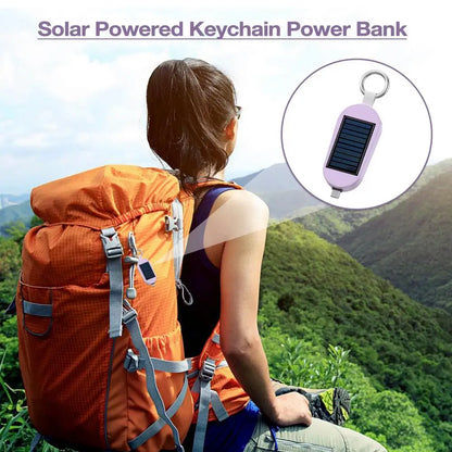 Mini Chargeur Solaire Portable 3000mAh Porte-Clés – Power Bank Sans Fil Compact - BLACKBEARD OUTDOOR INDUSTRIES