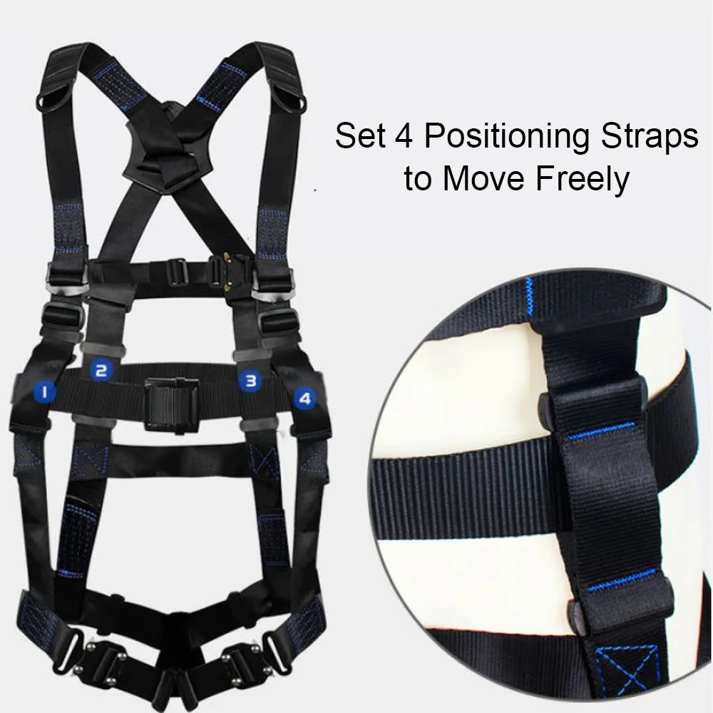 Harnais de Sécurité 5 Points — Travaux en Hauteur & Escalade - BLACKBEARD OUTDOOR INDUSTRIES