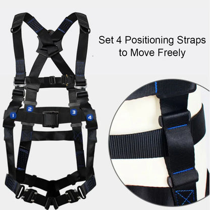 Harnais de Sécurité 5 Points — Travaux en Hauteur & Escalade - BLACKBEARD OUTDOOR INDUSTRIES
