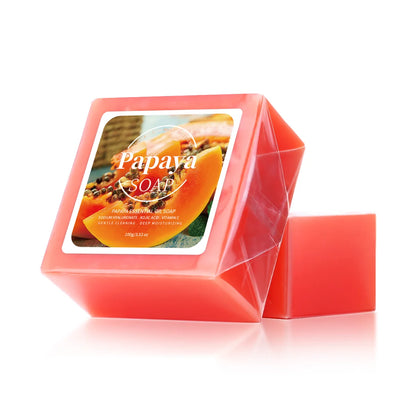 Savon à l’extrait de papaye 100 g pour la toilette