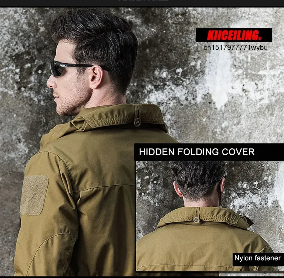 Veste Tactique M65 Multicam – KIICEILING Imperméable, Coupe-Vent, Camouflage Militaire | Hommes & Femmes - BLACKBEARD OUTDOOR INDUSTRIES