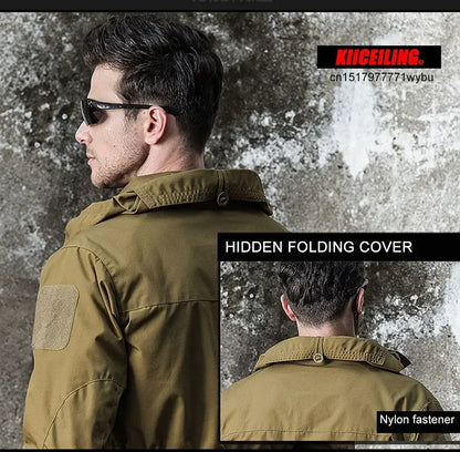 Veste Tactique M65 Multicam – KIICEILING Imperméable, Coupe-Vent, Camouflage Militaire | Hommes & Femmes - BLACKBEARD OUTDOOR INDUSTRIES