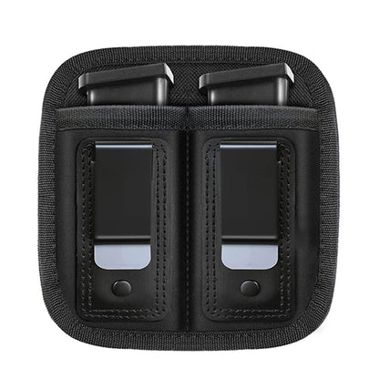 Pochette Porte-Chargeur Simple/Double pour Armes - Support IWB pour Chargeur 9mm, .40, .45, .380, .357 | Étui de Poche avec Clip Métallique BLACKBEARD OUTDOOR INDUSTRIES