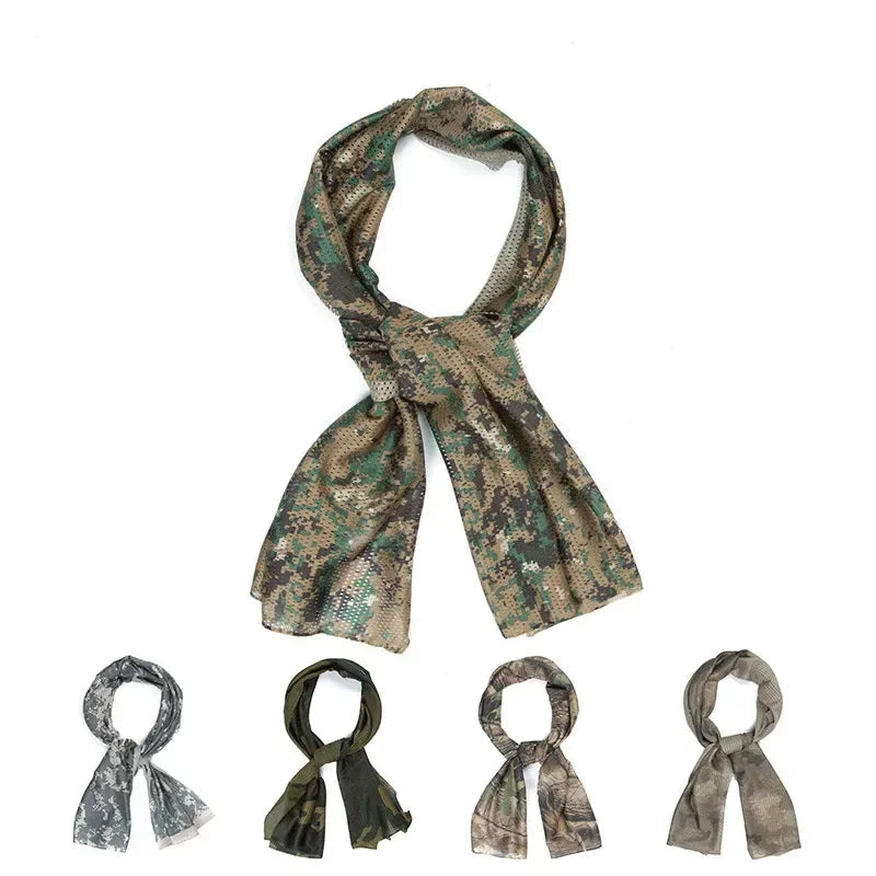 Écharpe Tactique Extérieure Camouflage - Masque de Visage, Bandeau Respirant pour Camping, Chasse et Randonnée BLACKBEARD OUTDOOR INDUSTRIES