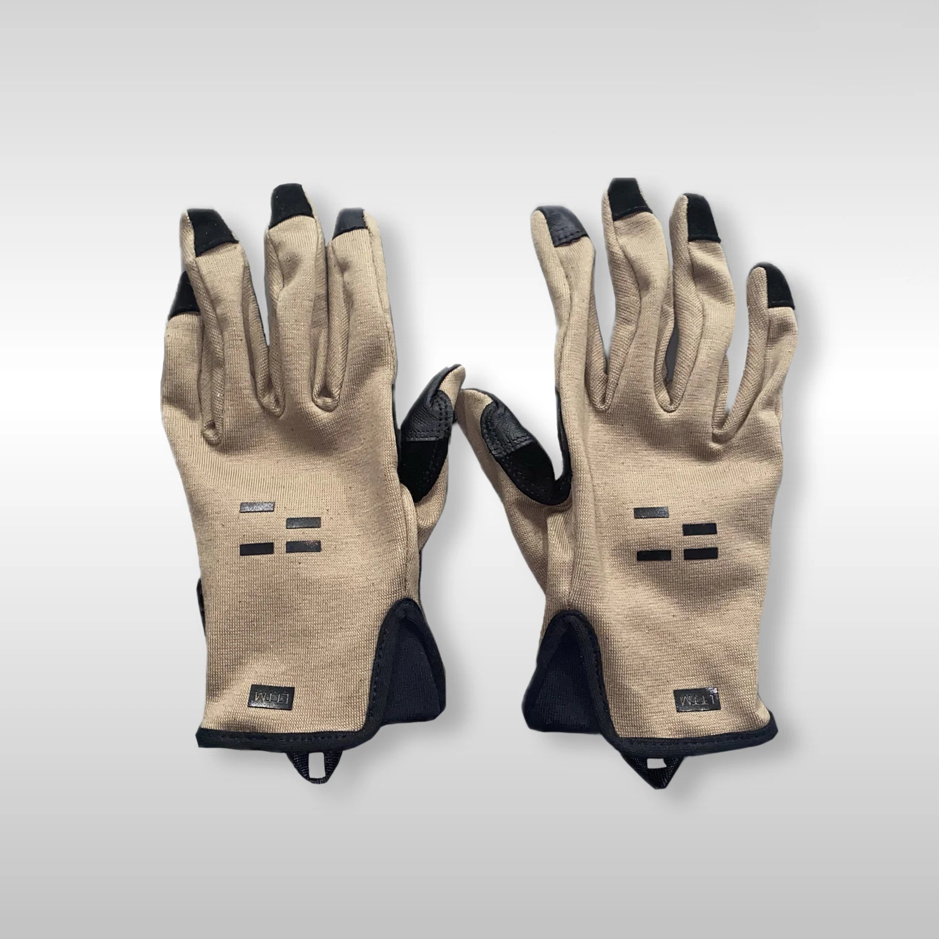 Gants Tactiques Ignifugés Peau de Mouton — Compatible Écran Tactile Outdoor Blanc & Noir - BLACKBEARD OUTDOOR INDUSTRIES