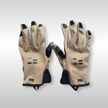Gants Tactiques Ignifugés Peau de Mouton — Compatible Écran Tactile Outdoor Blanc & Noir - BLACKBEARD OUTDOOR INDUSTRIES