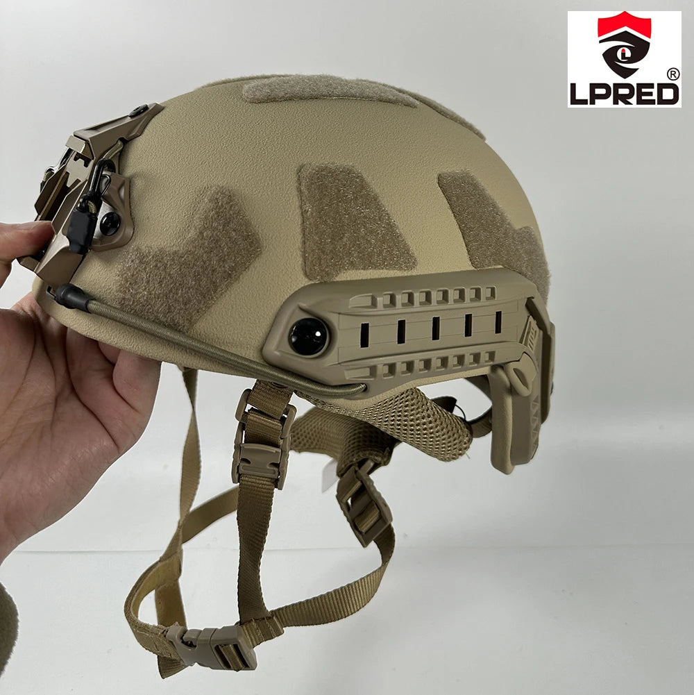 Casque Balistique Tactique LPRED Fast 4.0 - Léger, Certifié CE