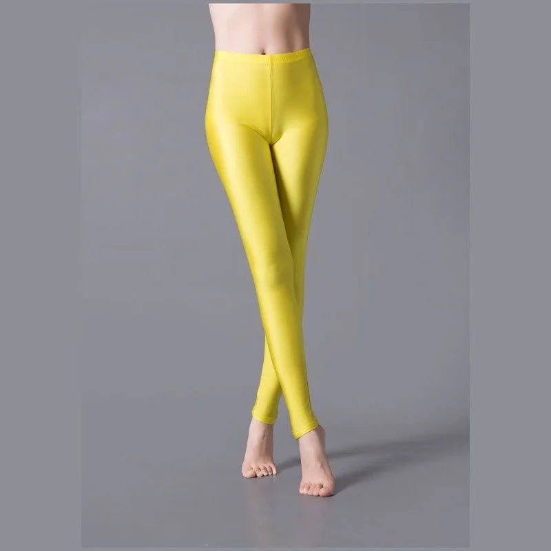 Leggings Skinny Élastiques Femme - Pantalon Crayon Slim Taille Plus, Brillant, Idéal pour Yoga et Activités Sportives - BLACKBEARD OUTDOOR INDUSTRIES