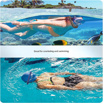 JoyMaySun Masque de Plongée Frameless avec Tuba – Set de Snorkeling Ultra Léger et Compact - BLACKBEARD OUTDOOR INDUSTRIES