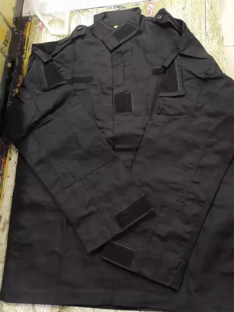 Tenue Tactique Tom ACU Édition BK – Costume Combat Noir Style Militaire PMC pour Entraînement, Randonnée et Escalade - BLACKBEARD OUTDOOR INDUSTRIES